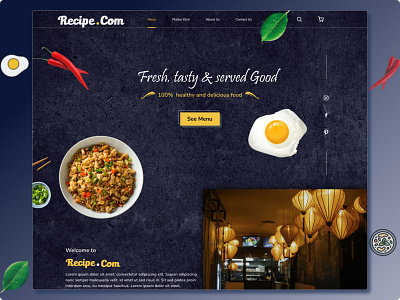 Restaurant Web design