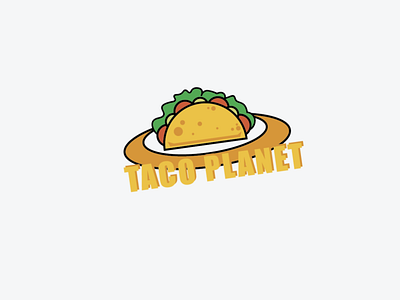 #DLC - Day 44 branding daily logo challenge design dlc flat logo design food truck logo graphic design illustration logo logo design logo ideas new logo taco logo taco planet