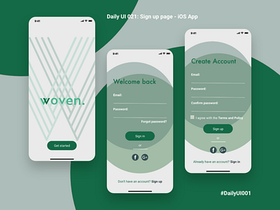 Daily UI 001: Sign up page daily ui 001 daily ui challenge dailyui dailyui001 graphic design illustration log in page new ui sign up page ui ui feedback