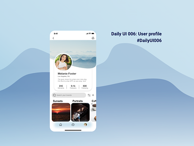 Daily UI 006: User profile
