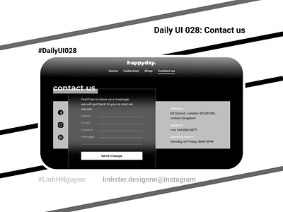 Daily UI 028: Contact us