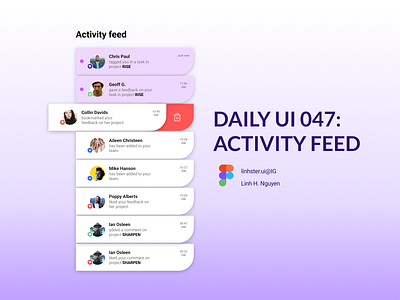 Daily UI 047: Activity Feed
