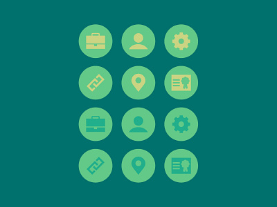 Resumé icons cv flat design green icon design icons resumé