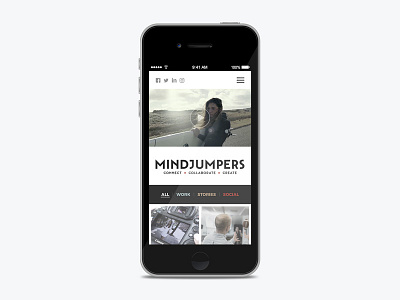Mindjumpers website redisign agency website digital designer homepage redesign ui design user interface web design web designer