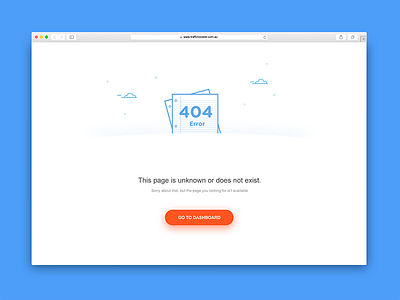 404 Error page