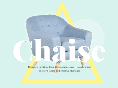 Design Furniture "Chaise"