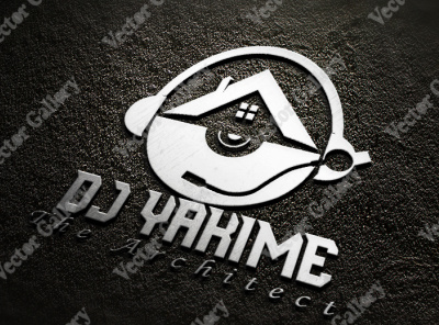 DJ Logo Design (Fiverr - Order from USA) 3d design graphic design illustration ilustrator logo vector