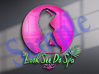 Spa Logo Design 3d design graphic design illustration ilustrator logo vector