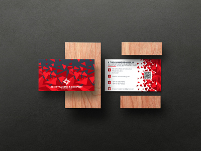 Business Card (Temp 2) 3d design graphic design illustration ilustrator logo vector