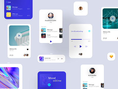 Welcome to Trusted Design Agency ⭐⭐⭐⭐Orizon Music Player UI-Kit animation branding design graphic design icon illustration logo motion graphics ui uiapp ux