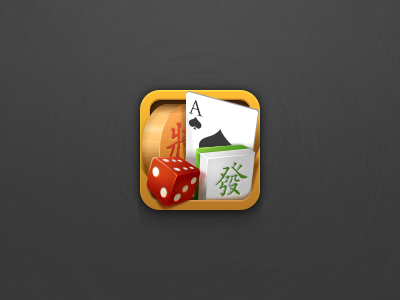 Chess Center cards casino chess dice entertainment game icon mahjong poker ui