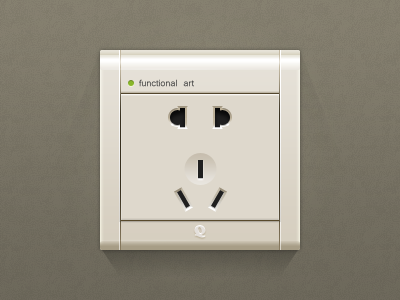 Socket icon socket switch ui