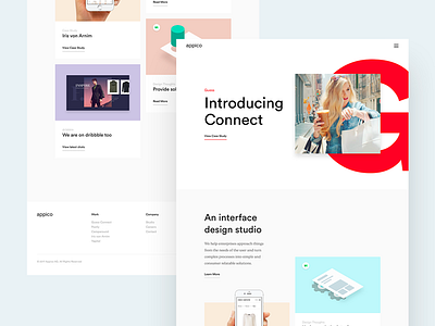 Appico Site 2017 studio website