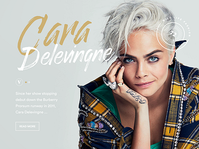 Gold Show article cara delevingne fashion