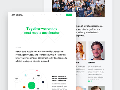 Next Media Accelerator Website