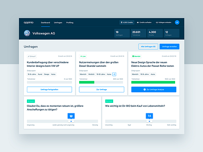 Appinio Dashboard