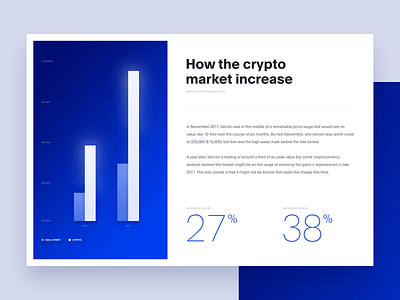 Crypto Statistics // Day 74 crypto crypto currency interface statistic stats ui ux