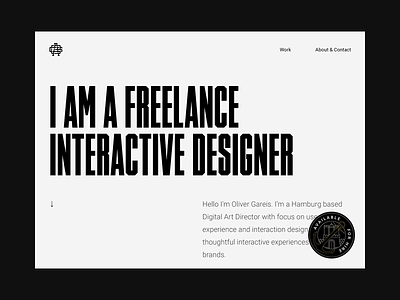 Portfolio Relaunch 2019 2019 interface minimalistic portfolio relaunch ui uidesign webdesign