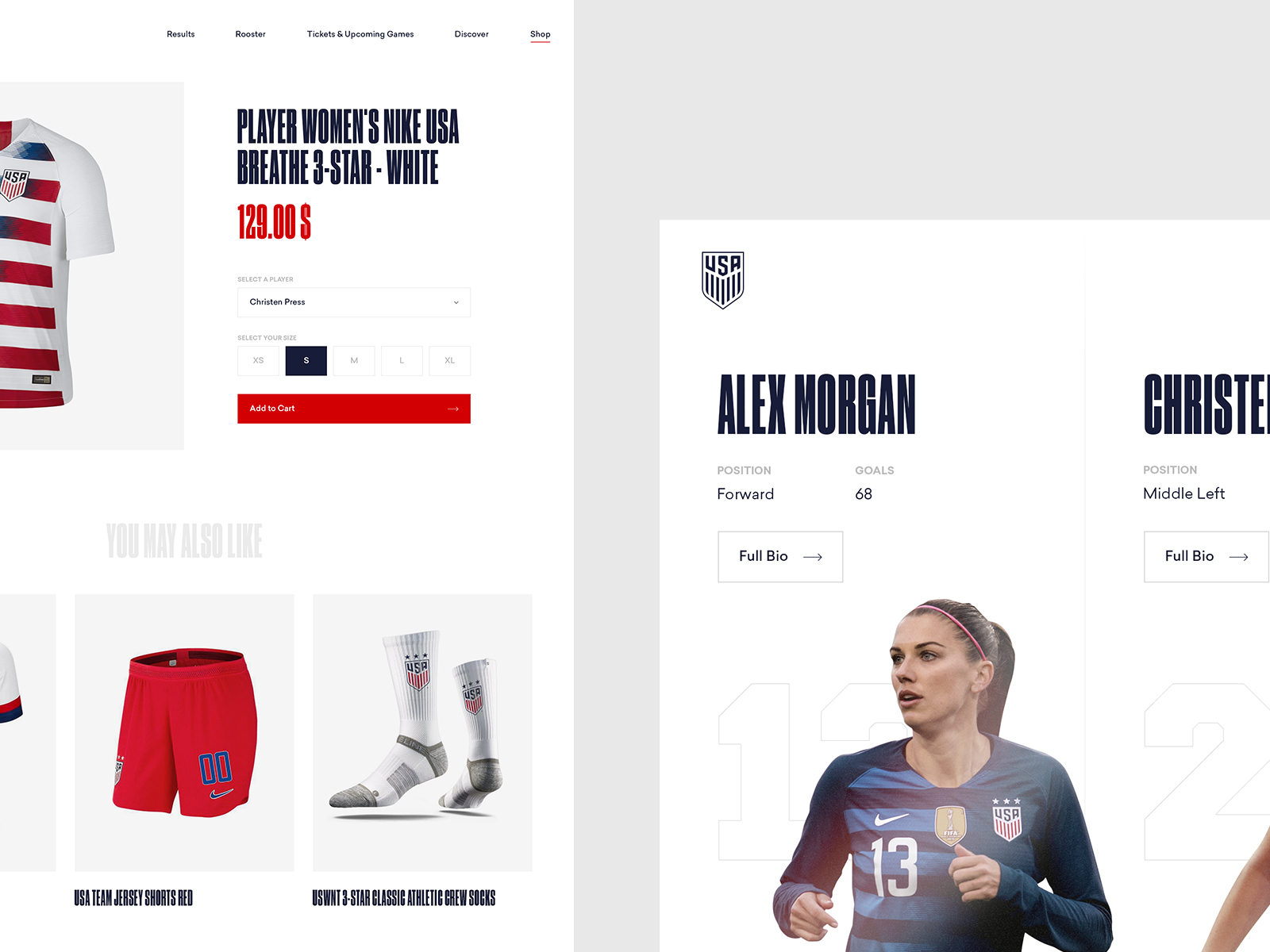 us women's soccer shop