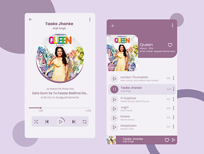 Music App UI design figma mobile application music app ui ui