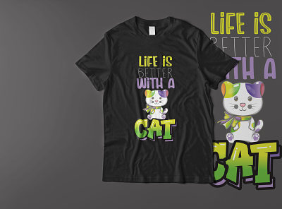 Cat lover T shirt design cat lover cat lover t shirt design print ready t shirt t shirt design vector