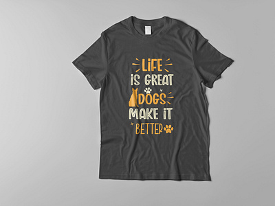 Dog lover T shirt design
