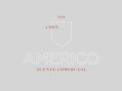 Américo branding design logo