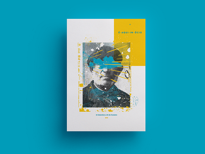 É-Aqui-In-Ócio - Theater Festival · 2015 design festival illustration poster theater
