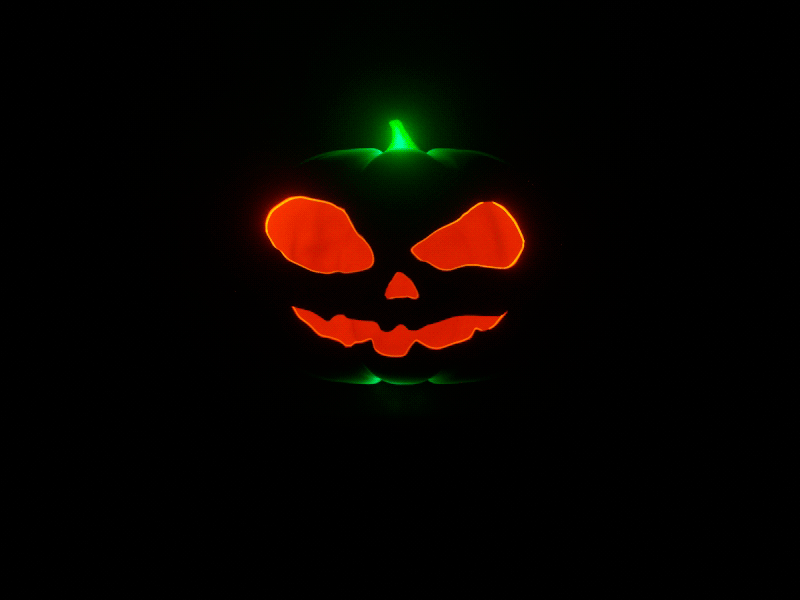 Halloween pumpkin animation halloween pumpkin scary smile wink