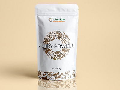 Curry Powder Packaging Design bestdesign branding creative design graphic design logo logodesign luxuarydesign packaging packagingdesign powderpackaging