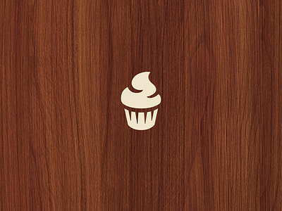Tiny cupcake cupcake icon illustration