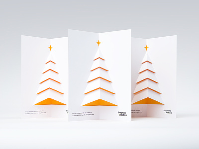 Merry & Bright Pop-up Card card christmas christmas card christmas tree graphite graphite creative holiday holiday card paper engineering pop up popup tree