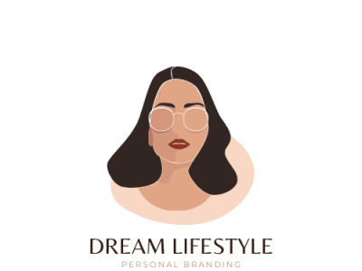 Personal Branding Logo Design branding design fashion graphic design illustration lifestyle logo portrait typography ui ux vector