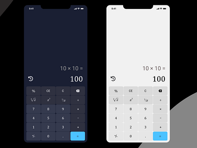 Scientific Calculator | Daily UI Challenge 004 004 dailyui dailyui 004 dark mode light mode ui