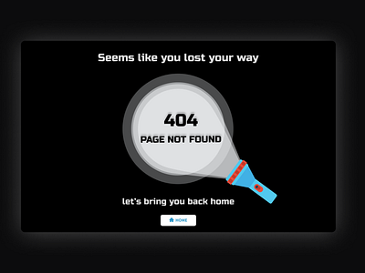 404 Page | Daily UI Challenge 008