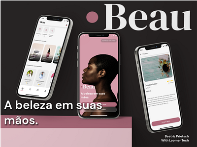 Beau: innovation in beauty e-commerce. app appdesign beauty cosmetics design figma ui uidesign user