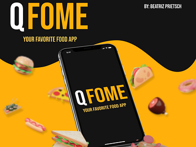 QFOME - Your favorite food app appdesign design figma ui uidesign ux