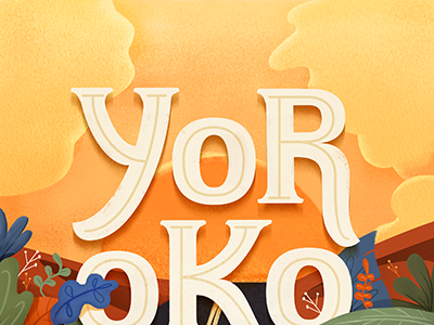 Yorokobu La02 Driblle cover editorial illustration lettering magazine yorokobu
