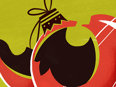Christmas Ball editorial illustration editorial christmas ball christmas illustration