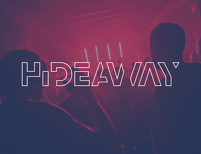 Hideaway Logo branding design logo typography