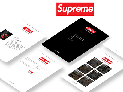 Supreme tablet app challenge branding design figma ipad su supreme tablet ui ux