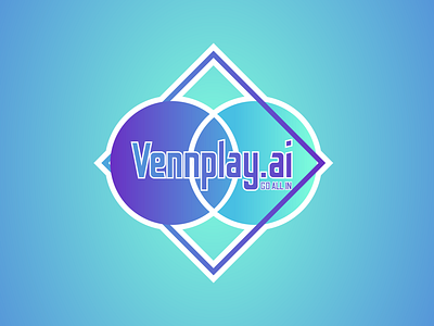 Vennplay.ai Logo Design design illustration logo vector
