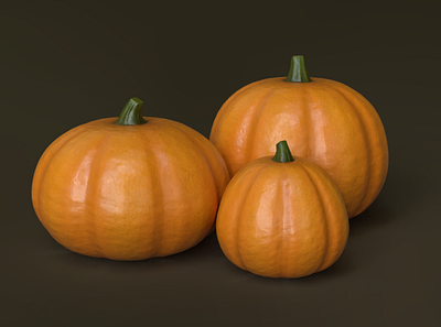 Pumpkin - 3D render 3d