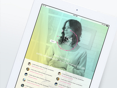 Pregnancy APP for iOS app design pregnancy ui