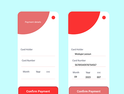 credit card checkout #dailyuichallenge 002 design ui