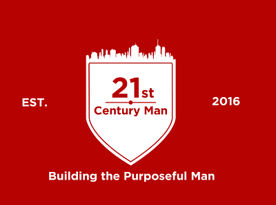21st Century Man branding coaching design logo redesign vector