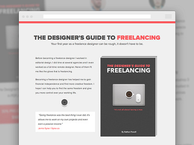 The Designer's Guide to Freelancing