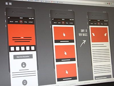 Responsive Mobile Wireframes