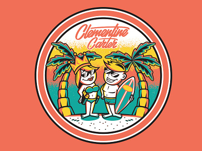 Clementine Carter beach clementine carter fun illustration surf