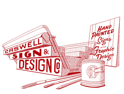 Caswell Sign & Design Co. Illustration illustration